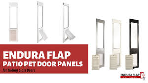 The only panel pet door that doesn't require a drill or other tools for installation! Endura Flap Thermo Panel 3e Sliding Glass Dog Doors