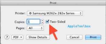 Latest download for samsung m262x 282x series driver. Mac Os X How To Print A Double Sided Pdf Appletoolbox