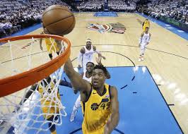 Would the nuggets rather face the thunder or the jazz in the playoffs? Donovan Mitchell Utah Jazz Even Series With Oklahoma City Thunder Nba Playoffs 2018 Oregonlive Com