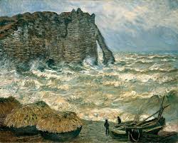 Ma mère préfère la natation. Mer Agitee A Etretat Wikipedia
