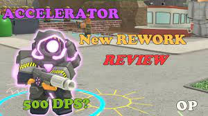 Accelerator's NEW REWORK REVIEW, 500 DPS! || Tower Defense Simulator -  YouTube