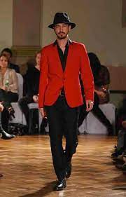 Show Stopper Red Jacket And Black Hat Combo By Jack London Fashion Red Jacket My Style