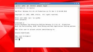 Cuando desbloqueo la cuenta de usuario usando el comando alter user username account unlock . Java Como Desbloquear El Schema Hr En Oracle
