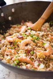 Chinese Fried Rice With Shrimp Prawns Recipe Fried Rice Shrimp And Rice Recipes