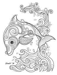 Dolphin Dolphin Coloring Pages Mandala Coloring Pages Animal Coloring Pages