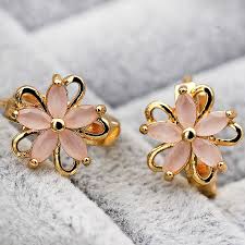 Some of hoops have dangling , charms, beads , domes, precious and semi precious stones on it. New Statement Women Luxury Hoop Earrings Vintage Bohe Hollow Flower Earrings Indian Jewelry Gold Hoops 4 Colors Earrings Obs1101 Buy At The Price Of 1 49 In Aliexpress Com Imall Com