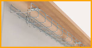 A cluster of wires behind your computer or entertainment system can throw off your décor. Office Under Desk Cable Management Adjustable Computer Table