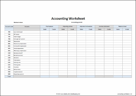 Accounting Worksheet Template Double Entry Bookkeeping Bookkeeping Templates Spreadsheet Template Worksheet Template