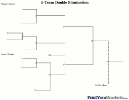 Printable Double Elimination Bracket Room Surf Com