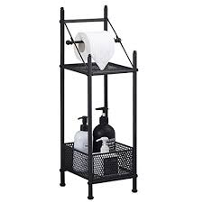 Wayfair.com has been visited by 1m+ users in the past month Vecelovecelo 2 Tier Bathroom Toilet Paper Shelves Towel Rack With Towel Bar Utility Storage Shelf Rack Metal Living Room Kitchen Storage Shelf Black Dailymail