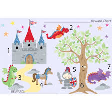 free downloadable knights dragons reward chart