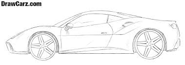 How To Draw A Ferrari Saved in layers for easy editing. how to draw a ferrari