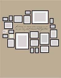 Wall With Quote Family Pictures On Wall Family Photo Wall Home Decor