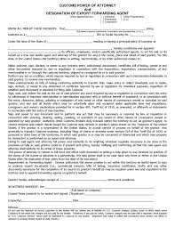 You will also find information on filing a poa form. Customs Power Of Attorney Blanker Org