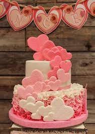 Last year i told you all about lisa. Shabby Chic Birthday Party Ideas Photo 2 Of 15 Valentines Birthday Party Baby First Birthday Cake First Birthday Cakes