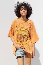 Black And Orange Graphic T Shirt Sublime T Shirt Dress In 2020 Tshirt Outfits Hippie Outfits Fashion