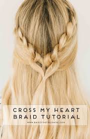 If your hair is super clean and shiny, you might want to spray on some dry. Cross My Heart Braid Barefoot Blonde By Amber Fillerup Clark