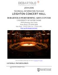 Leighton Concert Hall Debartolo Performing Arts Center
