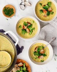 This cream of broccoli soup was made squeaky clean and super healthy! Vegan Broccoli Soup Recipe Love And Lemons