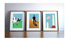 Break out your top hats and monocles; Pink Floyd Graphic Art Prints On Behance