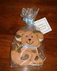 Puppy Dog Baby Shower Cookie Favor Puppy Baby Shower Dog Baby Shower Baby Shower Cookies