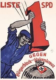 Sold Price Old Original 1930s German Socialist Propaganda Poster May 6 0116 1 00 Pm Pdt Propaganda Posters Propaganda Propaganda Art