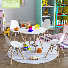 Made from durable materials that are easy to clean and assemble, our kids' chairs and tables are built with children in mind, giving you confidence that your kids will be able to enjoy our sets whilst being comfortable and. 60cm Kids Children Table And 2 4 Chairs Set Plastic Wood Legs Toddler For 3 Age Ebay