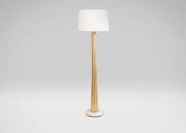 Ribbed Wooden Gold Floor Lamp Lighten your living space and add retro or contemporary finishing touches with a striking floor lamp.