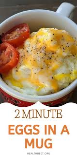 Creating microwave breakfasts isn't anything new around here. 2 Minute Breakfast Healthy Microwave Eggs Health Beet
