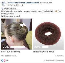 Extra hair donut bun maker for kid, ring style bun, 2pcs chignon hair small doughnut shaper for short and thin hair (small, 2.5 inch/brown) 3.6 out of 5 stars. Donut Bun How To Do A Bun With A Donut Pde Dance Supplies