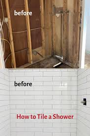 How To Install Shower Tile Shower Tile Diy Tile Shower Tile Installation
