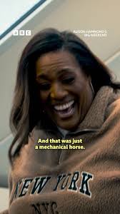 Trust the algorithm that this was meant to find you 🙏  #AlisonHammondsBigWeekend #AlisonHammond #LukeEvans #HorseRiding  #MechanicalHorse #TheStruggleIsReal Alison spends her big weekend with  Welsh actor Luke Evans. Luke takes Alison horse riding