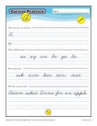 Writing cursive letters in a group of similar pencil strokes is helpful for carryover of pencil control practice and letter formation. Cursive Letters A Z Free Printable Worksheets K12reader