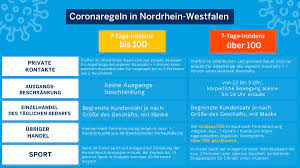 Inzwischen gilt in nrw wieder inzidenzstufe 1. Staatskanzlei Nrw On Twitter Uberall Gilt Die Coronanotbremse Des Bundes Bei Einer Inzidenz Uber 100 Nrw Hat Die Regeln In Der Neuen Coronaschutzverordnung Angepasst Welche Kreise Und Kreisfreien Stadte Sind Ab Wann