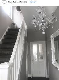 Grey Exterior Through Out With White Paintwork Hallway Decorating White Hallway Grey Hallway