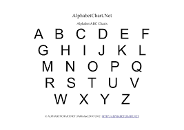 free printable alphabet charts in 7 colors alphabet chart net