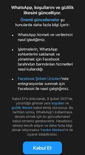.tepkiler ve sanal göç sonrasında whatsapp yeni gizlilik sözleşmesinin onaylanma tarihini 15 mayıs'a ertelemişti. Whatsapp Sozlesmesi 2021 Nedir Ne Anlama Geliyor Whatapp Gizlilik Sozlesmesi Nasil Iptal Edilir