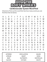 In addition to the word search you might find in your daily newspaper, there are many apps and websites with word searches too. Word Search Heart Circulatory System