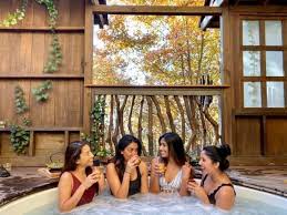 There were 15 of us, so we rented a large cabin in montreat, about 20 minutes outside of asheville. Bachelor And Bachelorette Party Ideas Weddings Tlc Com
