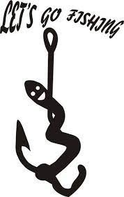 Download Let S Go Fishing Decal Fishing Decals Silhouette Clip Art Fish