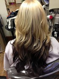 Reverse Ombre Black And Blonde Hair Blond Light Brown Violet Dark Brown Reverse Ombre Love Fall Hair Colors Ombre Hair Blonde Dark Ombre Hair Best Ombre Hair
