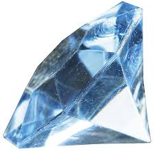 Plastic Deco Gems Light Blue 32mm Fake Gem Stones Silver Gold Fake Diamond Gemstones Blue Diamond