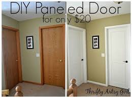 Hollow Core Bore To A Beautiful Updated Door Diy Slab Door Makeover Diy Door Diy Home Improvement Home Diy