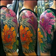 Marigolds, known for their powerful smell, would suit people born in october. Flower Tattoos 2013 Blood And Iron Salt And Sand