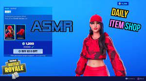 The current item shop rotation for fortnite: Asmr Fortnite New Ruby Skin Street Stripes Set Daily Item Shop Relaxing Whispering Youtube