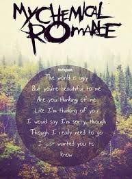 Maybe you would like to learn more about one of these? Pin By Jessie Palmer On My Chemical Romance Lyrics Quotes My Chemical Romance Mcr Lyrics Lyrics