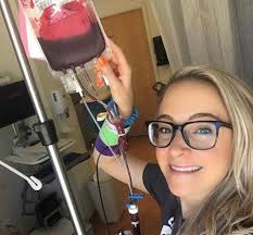 In the Day of Giving blood drive