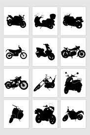 12 Vector Motorcycle Silhouettes Png Images Ai Free Download Pikbest Silhouette Png Silhouette Graphic