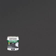 Adding a new concrete driveway is a permanent home improvement that increases property taxes. Rust Oleum 1 Gal Metallic Gunmetal Concrete Floor Interior Exterior Paint And Primer 349353 The Home Depot