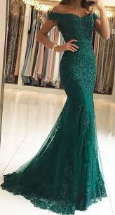 Emerald Green Lace Mermaid Cheap Long Evening Prom Dresses 12019 Dark Green Prom Dresses Mermaid Prom Dresses Lace Evening Gowns Elegant